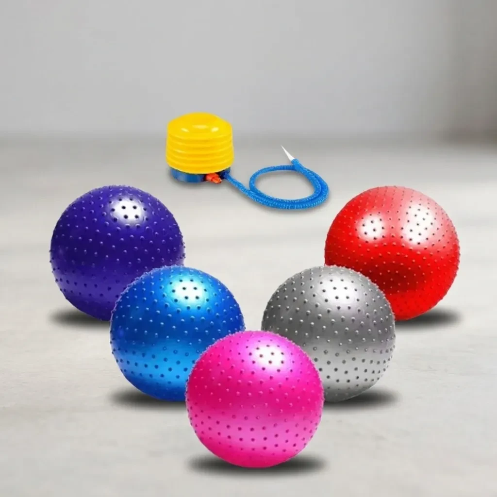 75 cm Textured Chinese Gym Ball with Pump