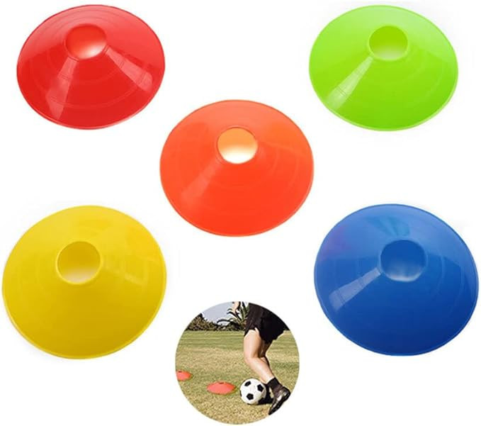 12 pcs Football Exercising Marking Discs Soccer Training Markers Football Sign Discs