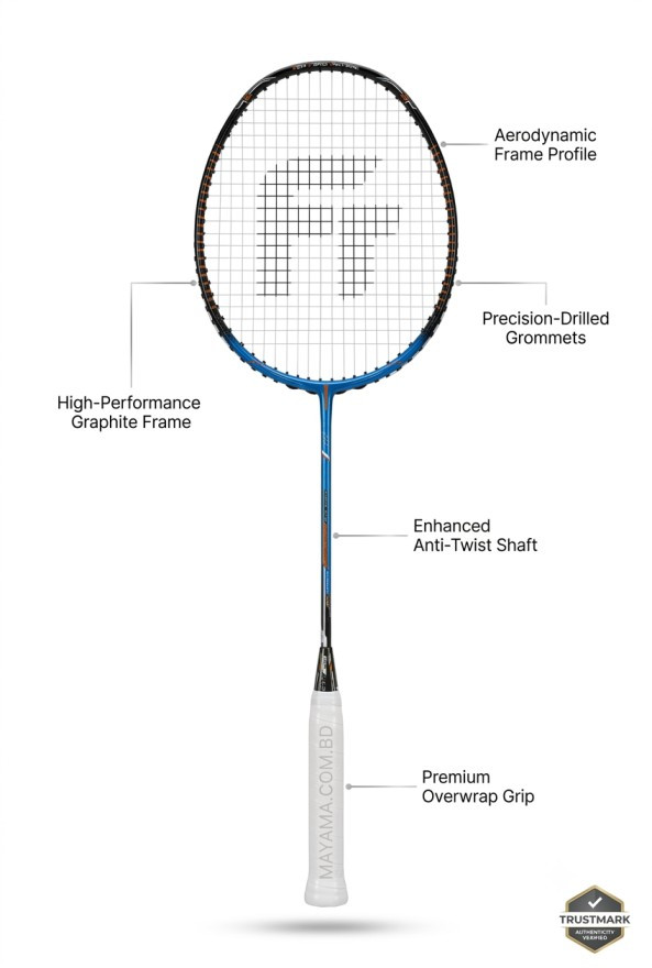 Felet TJ 1000 Control Badminton Racket! Sky Blue Colour