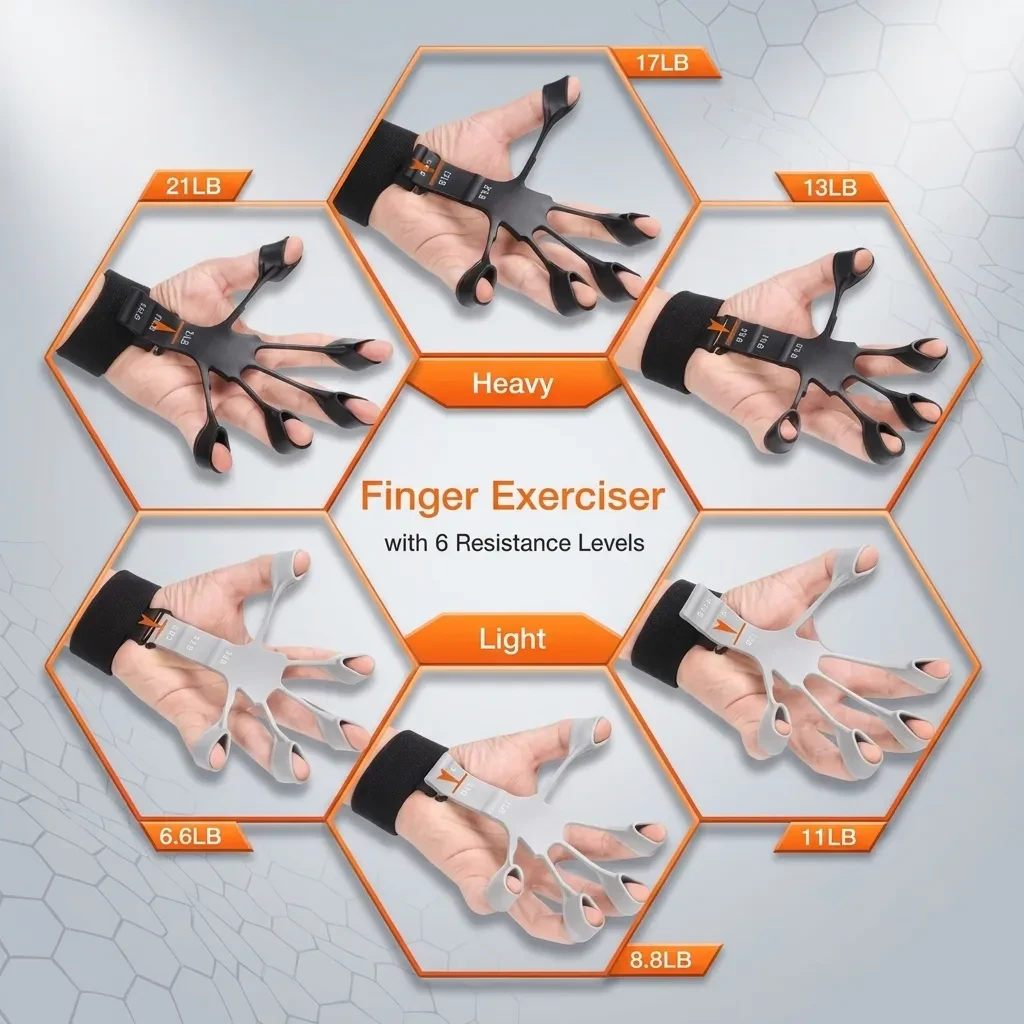 Finger Flexion and Extension Resistance Trainer