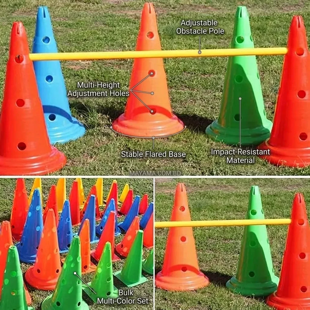 20 Inch Football Training Cone – 1 Pc | Mayama