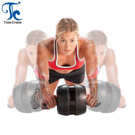 Ab Carver Pro Wheel with Knee Mat – Professional Kinetic Spring Roller