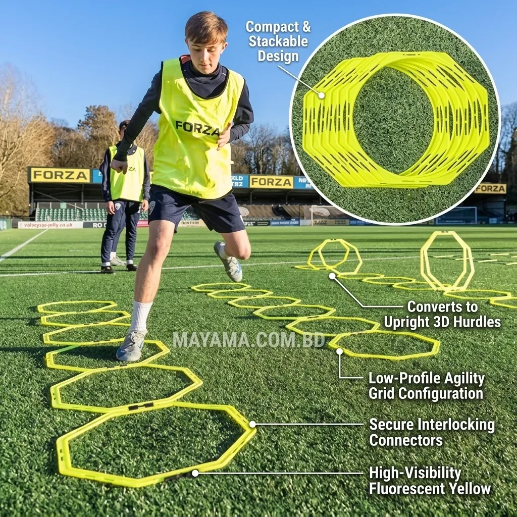 FORZA Octa Agility Training Rings – 6 Pack