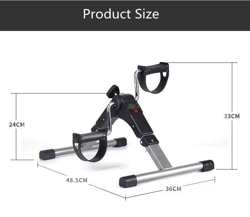 Mini Pedal Exercise Bike with LCD Display – Foldable