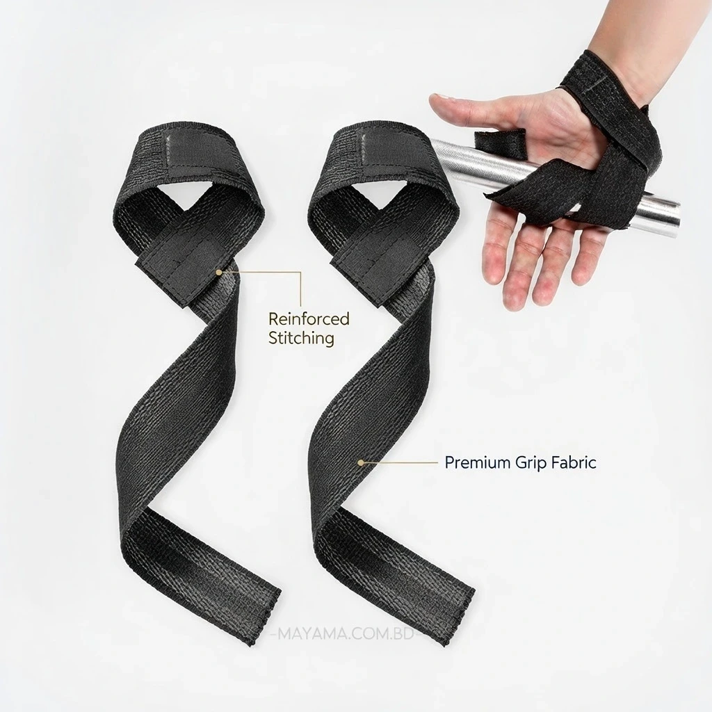 Heavy Duty Weight Lifting Wrist Straps (Pair) – Mayama