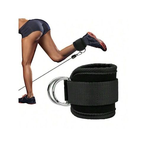 2pc Ankle and Wrist Strap Leg Muscle Training Resistance Band, Leg Thigh Butt Workout Equipment, Ankle Cuff And Resistance Bands Anklet Gym Accessories
