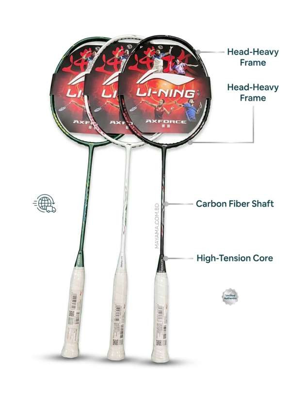 Li-Ning Axforce Cannon Badminton Racket! Head Heavy 4u&5u