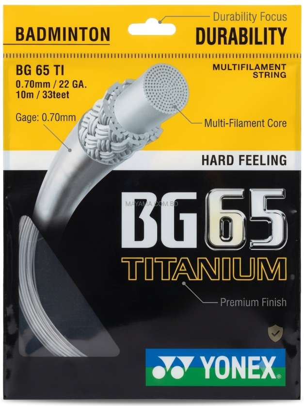 Yonex BG65 Ti(Titanium) Badminton String