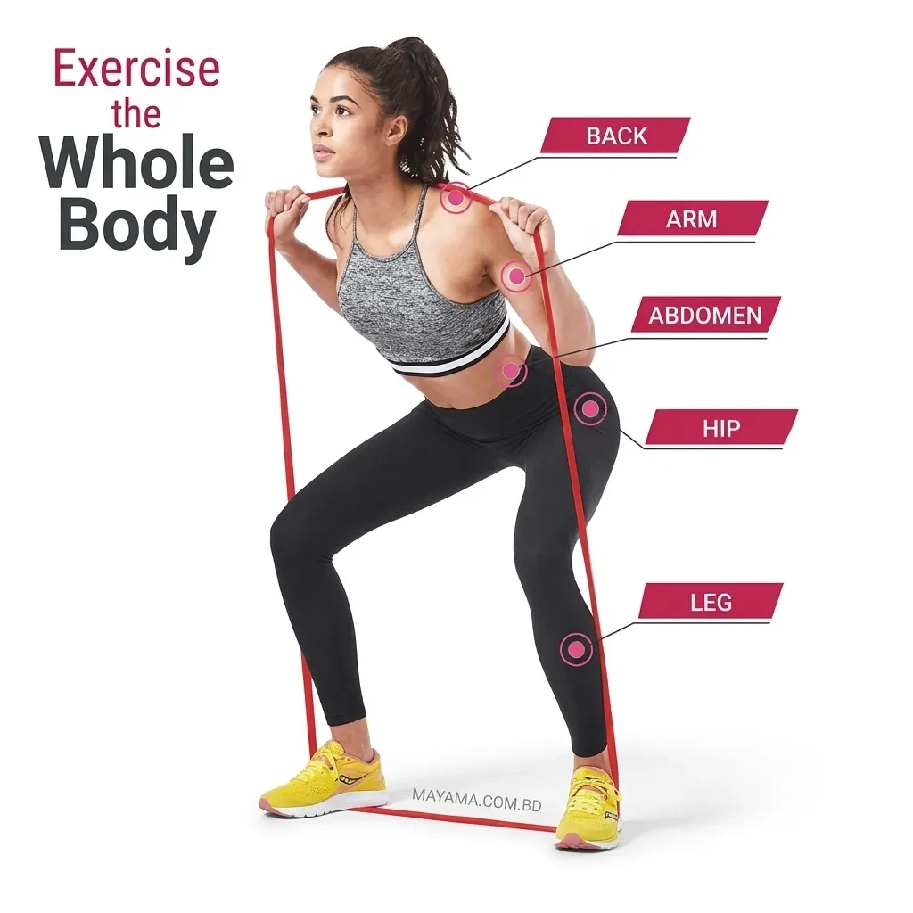 13 mm Red Pull-Up Assist Resistance Band