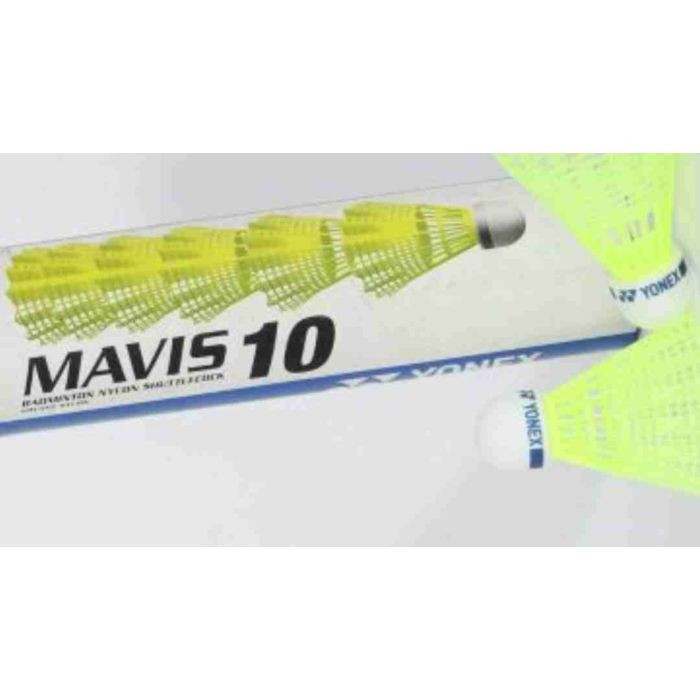 6 Pice Good Quality Yonex Shuttle - Mavis 10 yellow and white