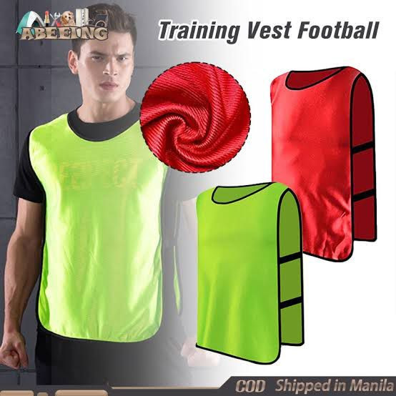 12pcs Free Size Green Red Scrimmage Training Vest Soccer Pennies Jersey Team Pinnies Youth Football Practice Jerseys,