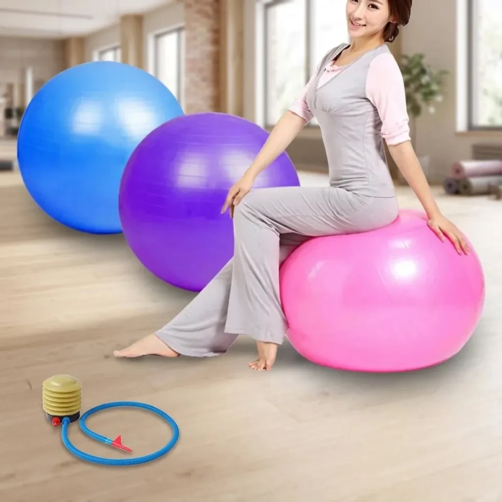75 cm Fitness Gym Balance Yoga Ball with Pump