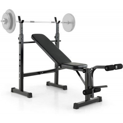 Bench Press Set with Squat Rack – Home Gym Full-Body Workout Combo