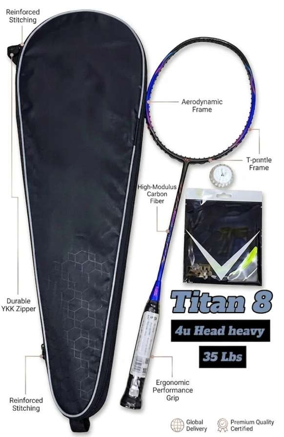 VSE Titan 8 Badminton Racket