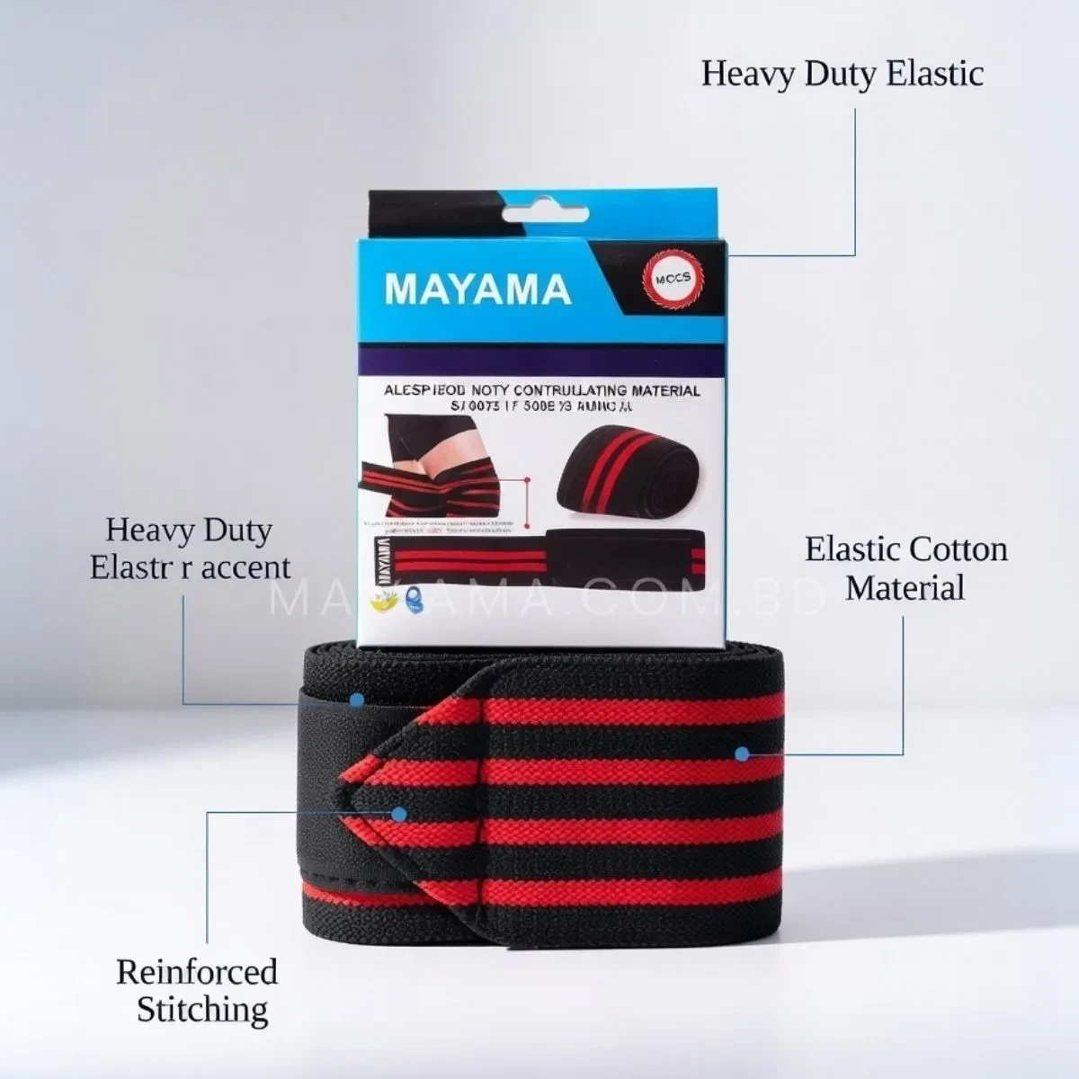 Adjustable Elastic Gym Knee Support Wrap – Mayama