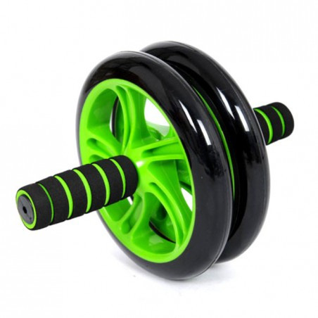 Abdominal Wheel Roller with Training Pad – Red & Black, Ultra Wide